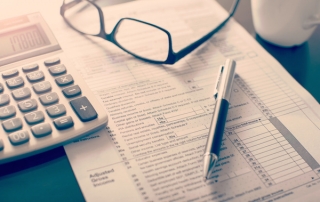 Income tax return form on desk, Florida tax attorneys