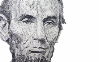 Abraham Lincoln rendering on white background, France Law Firm, wills and estate attorney