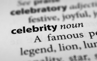 Celebrity definition on white page, celebrity estates 2015, estate planning attorney