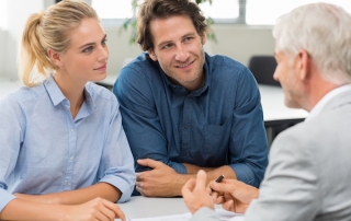 couple discussing estate plan